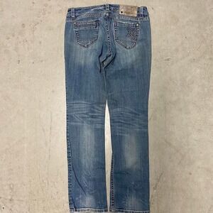 MEK flare jeans  Size 31 y2k lowrise flare bootcut grunge buckle BKE